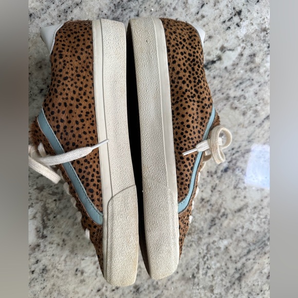Madewell Sidewalk Low-Top Sneakers in Spotted Calf Hair Sz 7 - Picture 7 of 12